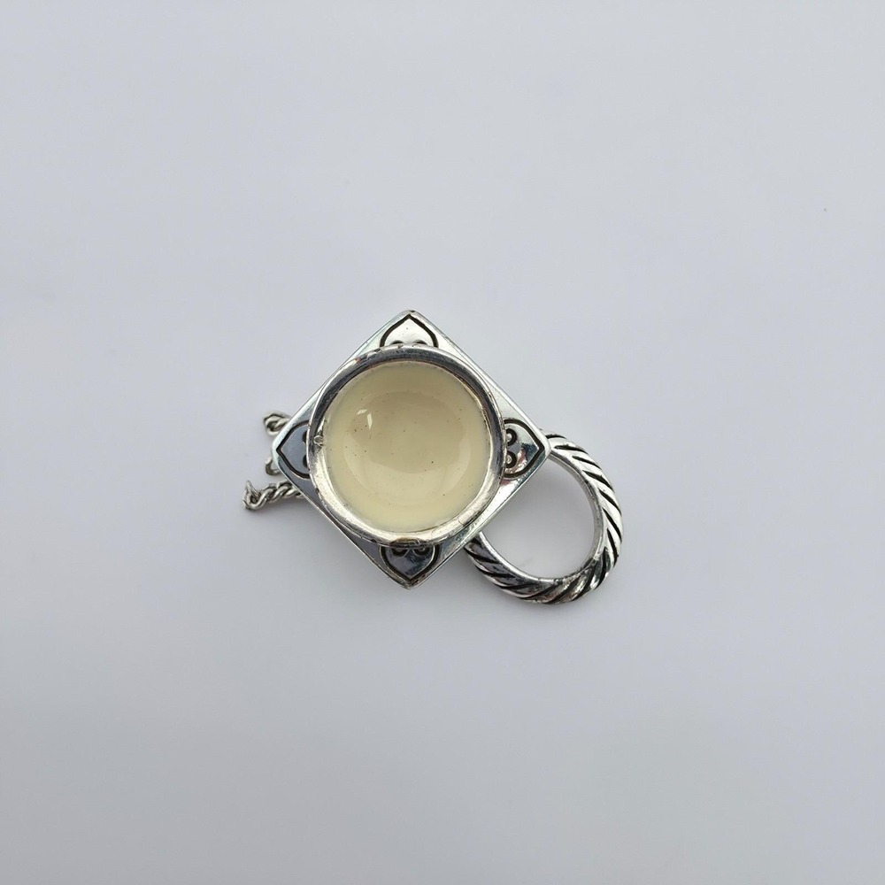 BRIGHTON 'Congrats!' Charm Graduation Cap Dangle Etched Silver Plate FREE $HIP!! - Picture 11 of 12